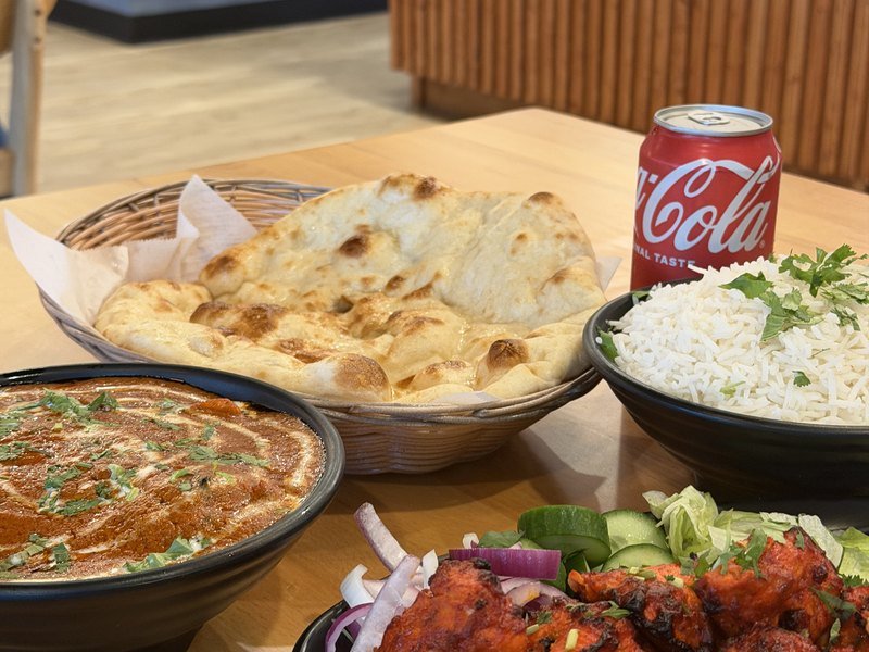 Tandoori platter on the table